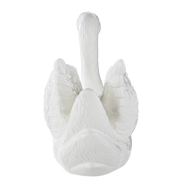 Cygne décoratif ODETTE Grès cérame - Blanc