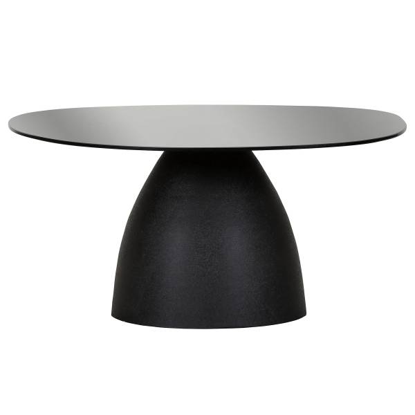 Salontafel Maldyr - glas zwart