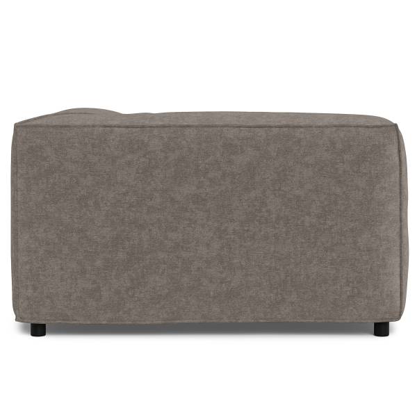 Sofaelement Chaiselongue MIKO Webstoff Fadia: Taupe