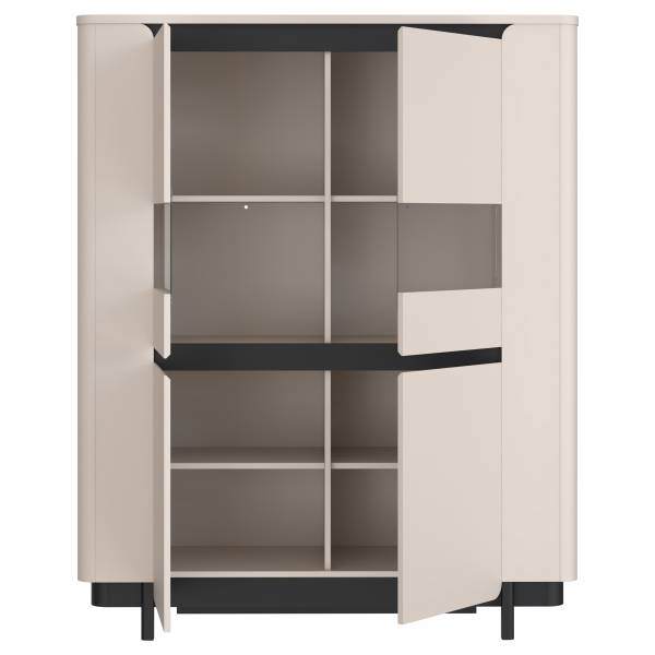 Vitrinenschrank Zhamari Mit Beleuchtung