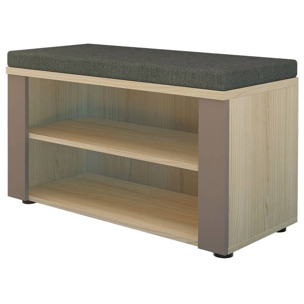 Halmeubelset Shamsi 5-delig lichtbruin/Riva eikenlook