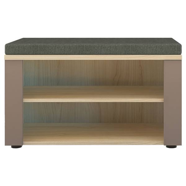 Halmeubelset Shamsi 5-delig lichtbruin/Riva eikenlook
