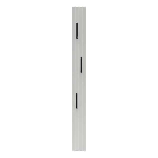 Set di 5 mobili Mizzer Grigio chiaro - Larghezza: 224 cm