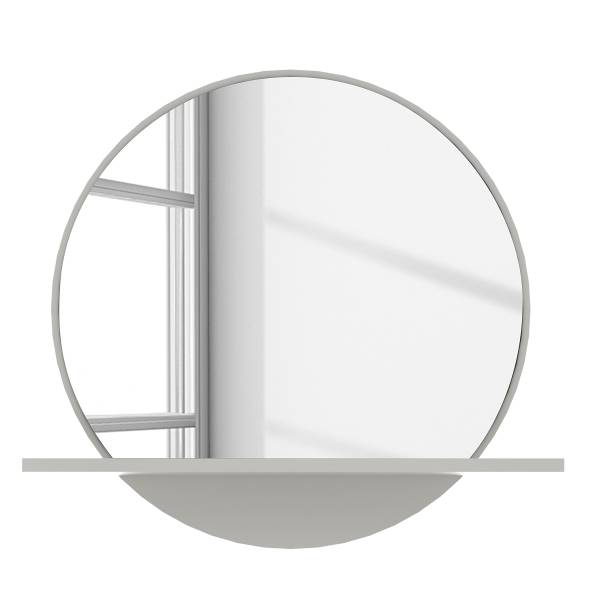 Garderobenset Mizzer 4-teilig Lichtgrau - Breite: 127 cm