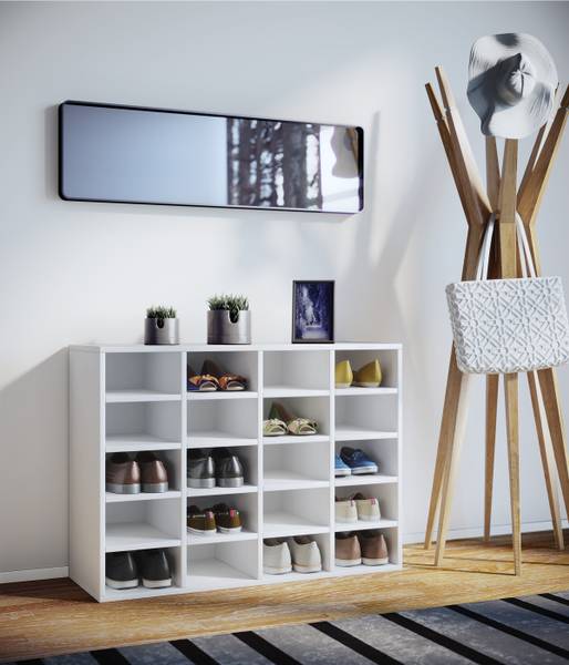 Schuhregal Hinsol Typ B Weiß