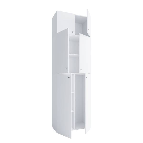Multifunctionele kast Lona hoogte 223 cm wit