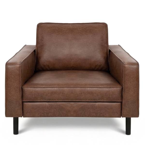 Sessel FOLO Echtleder Arelia: Muskat