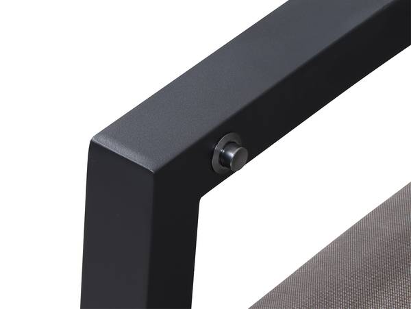 Loungemöbelset Corido Typ F 4-teilig Aluminium / Polyrattan - Grau