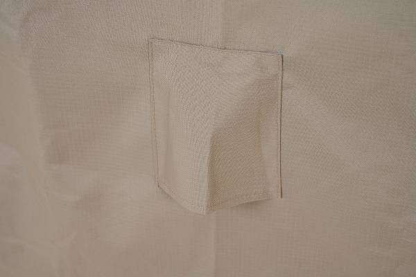 Beschermhoes voor tuinset Teilu rond beige - Diameter: 200 cm