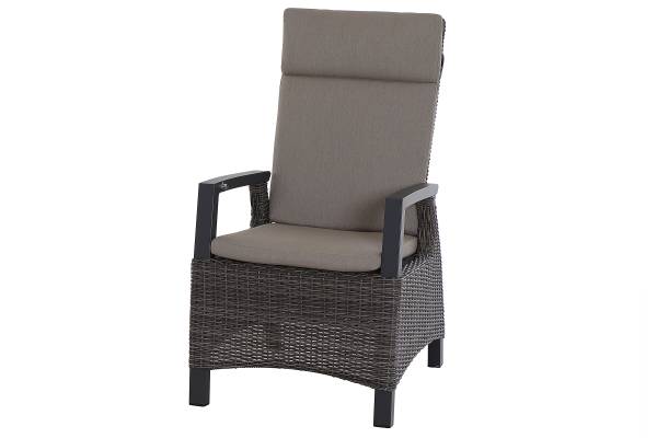 Outdoor-diningset Corido 7-delig aluminium/polyrotan - grijs