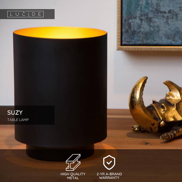 Tischleuchte Suzy Typ A Eisen - Schwarz
