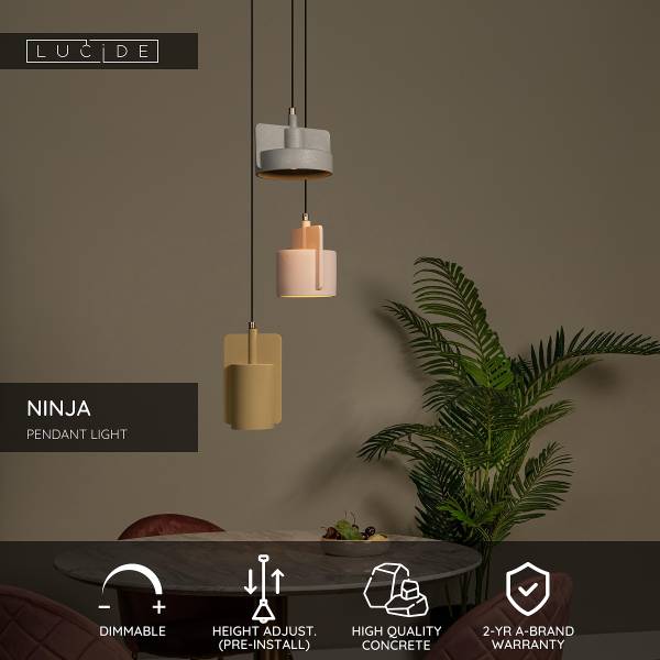 Penedelleuchte Ninja Typ A Beton - Multicolor