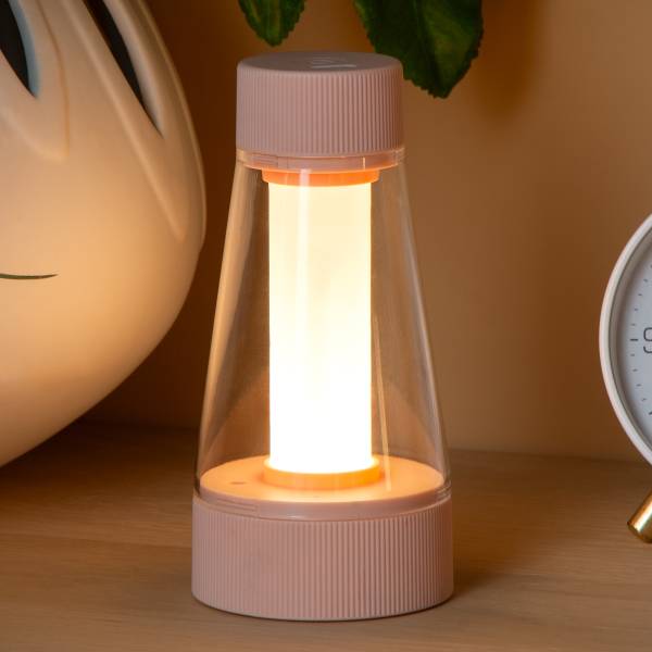 LED-Tischlampe Lorali PVC - Rosa