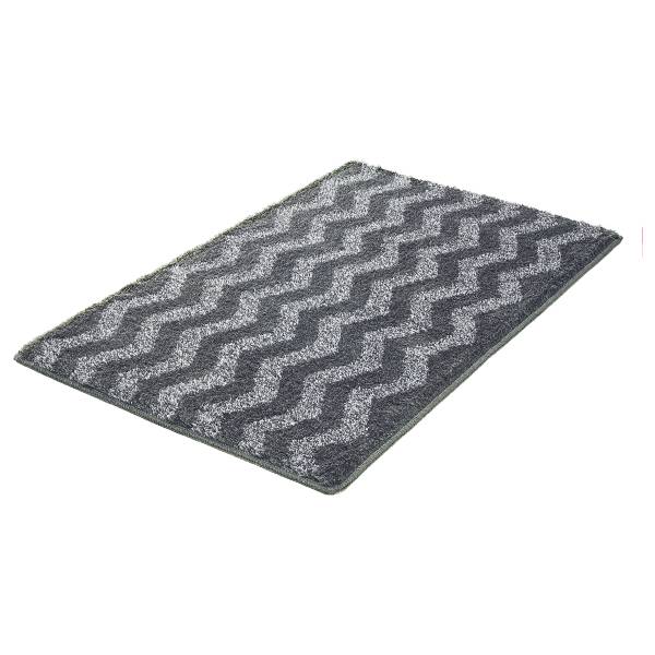 Tapis de bain Zack Gris - 70 x 120 cm