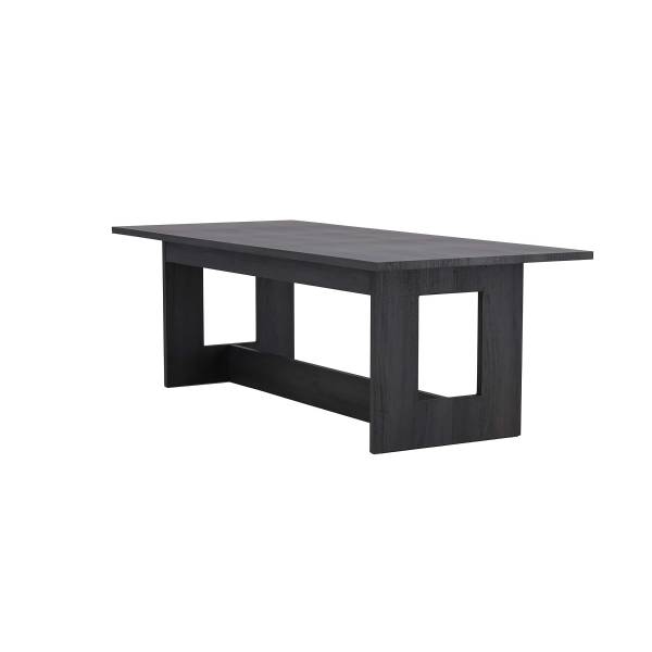 Essisch Yanyar Schwarz - Holzwerkstoff - 100 x 75 x 235 cm