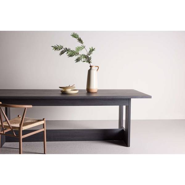 Essisch Yanyar Schwarz - Holzwerkstoff - 100 x 75 x 235 cm