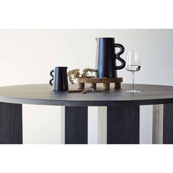 Esstisch Pazote Schwarz - Holzwerkstoff - 120 x 75 x 120 cm