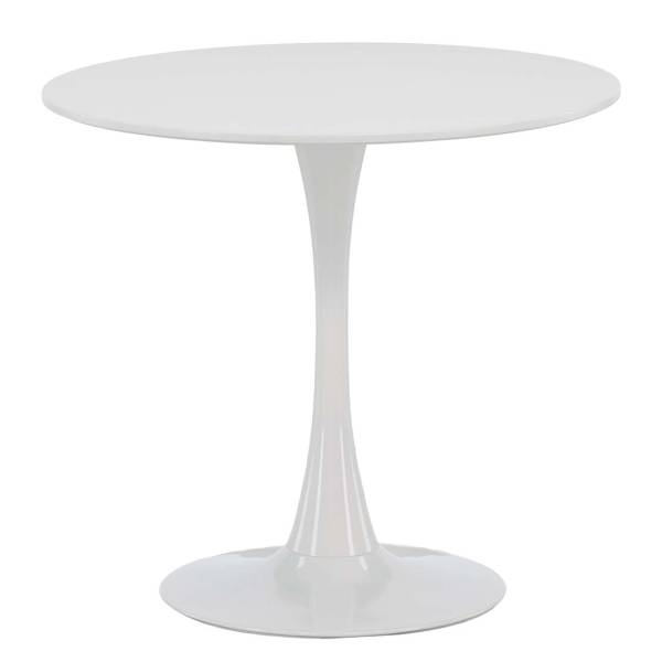 Bistrotisch Fetana Weiß - Holzwerkstoff - 80 x 75 x 80 cm