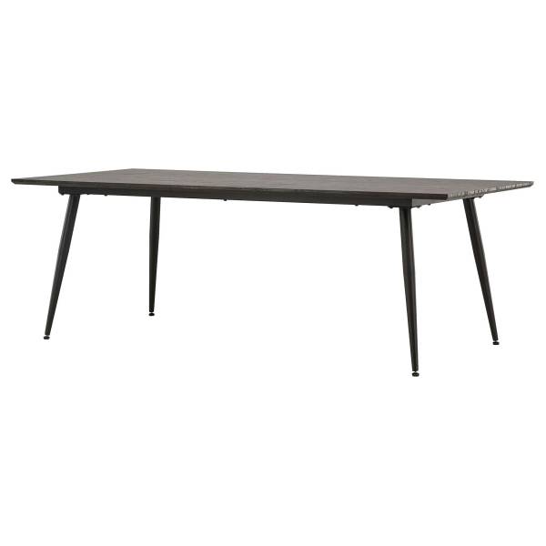 Esstisch Burako Braun - Stahl - 100 x 75 x 220 cm