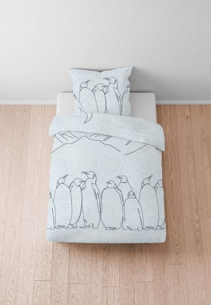Flanell-Bettwäsche Pinguin kaufen