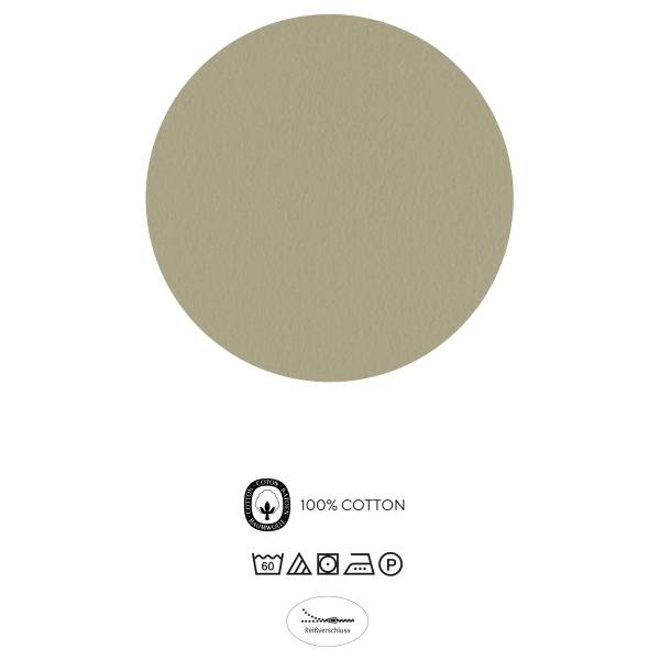Bevertien beddengoed Ruit bevertien - taupe - 135 x 200 cm + kussen 80 x 80 cm