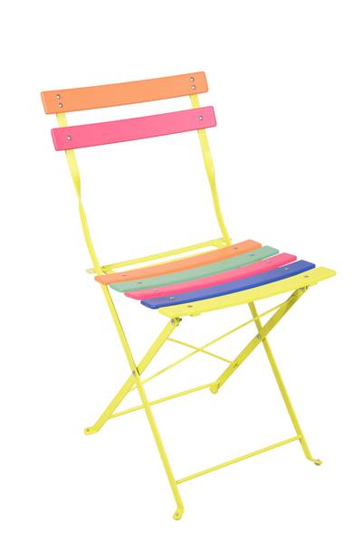 Klappstuhl Tivio 2er-Set Eisen - Multicolor