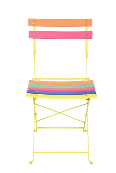 Klappstuhl Tivio 2er-Set Eisen - Multicolor