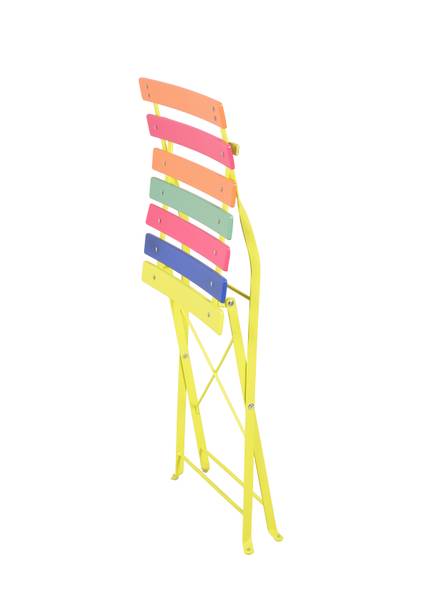 Klappstuhl Tivio 2er-Set Eisen - Multicolor