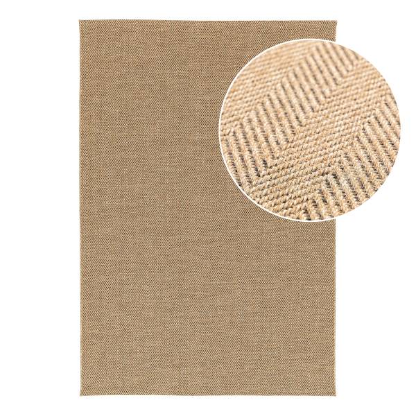 In- und Outdoorteppich Taeya Polypropylen - Beige - 160 x 230 cm