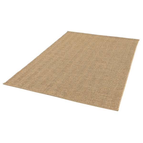 In- und Outdoorteppich Taeya Polypropylen - Beige - 160 x 230 cm