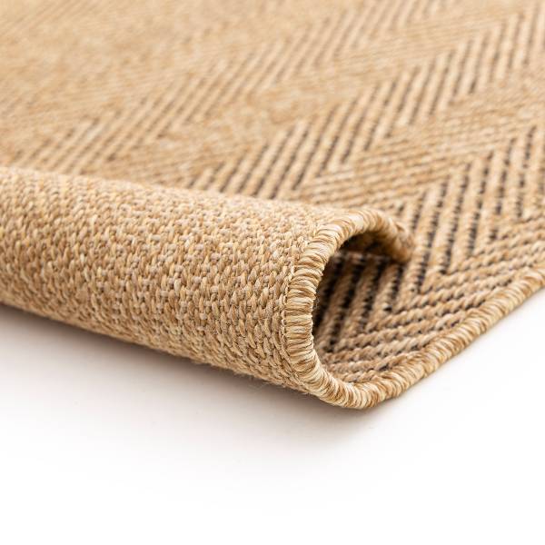In- und Outdoorteppich Taeya Polypropylen - Beige - 160 x 230 cm