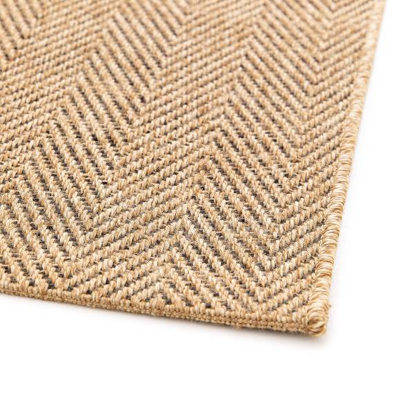 In- und Outdoorteppich Taeya Polypropylen - Beige - 160 x 230 cm