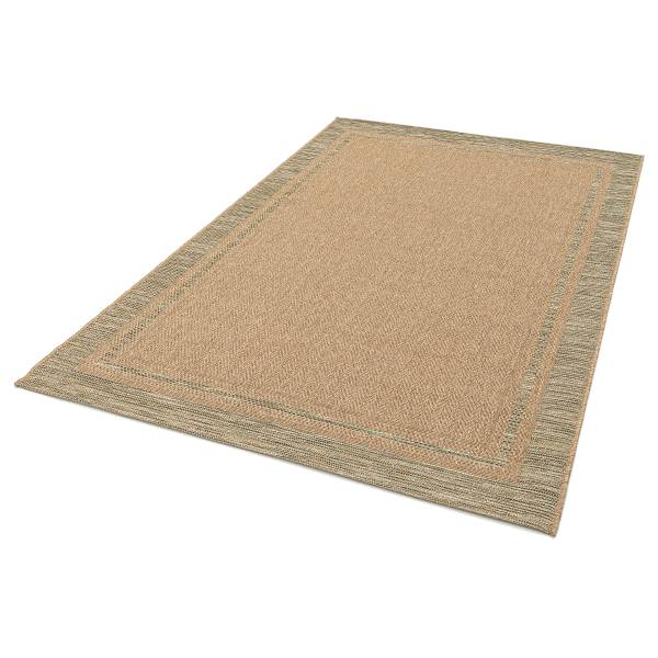 In- und Outdoorteppich Aidie Polypropylen - Beige - 200 x 290 cm