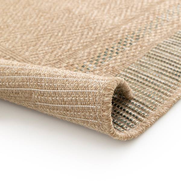 In- und Outdoorteppich Aidie Polypropylen - Beige - 200 x 290 cm