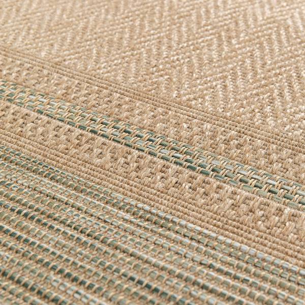 In- und Outdoorteppich Aidie Polypropylen - Beige - 200 x 290 cm