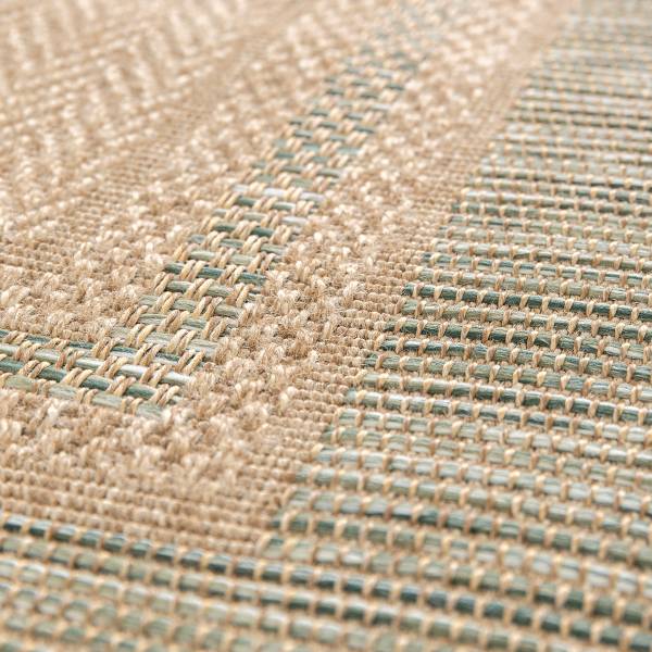 In- und Outdoorteppich Aidie Polypropylen - Beige - 200 x 290 cm