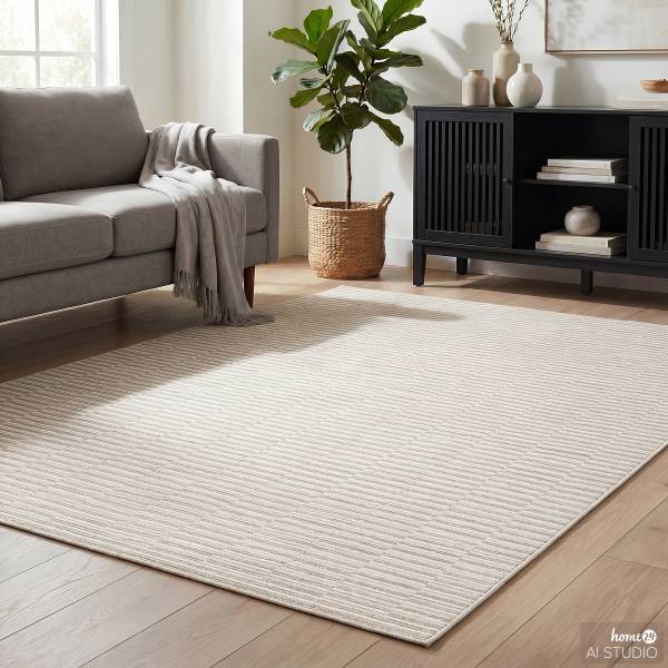 In- und Outdoorteppich Avoti Kunststoff - Beige - 120 x 170 cm
