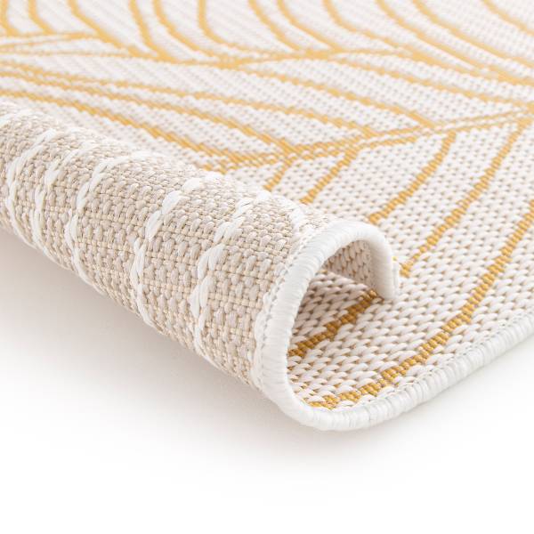 Tappeto esterno/interno Vecie Materiale plastico - Beige / Giallo - 120 x 170 cm