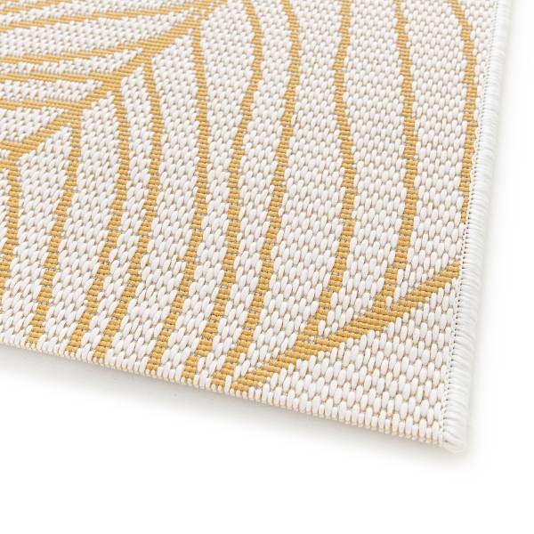 Tappeto esterno/interno Vecie Materiale plastico - Beige / Giallo - 120 x 170 cm