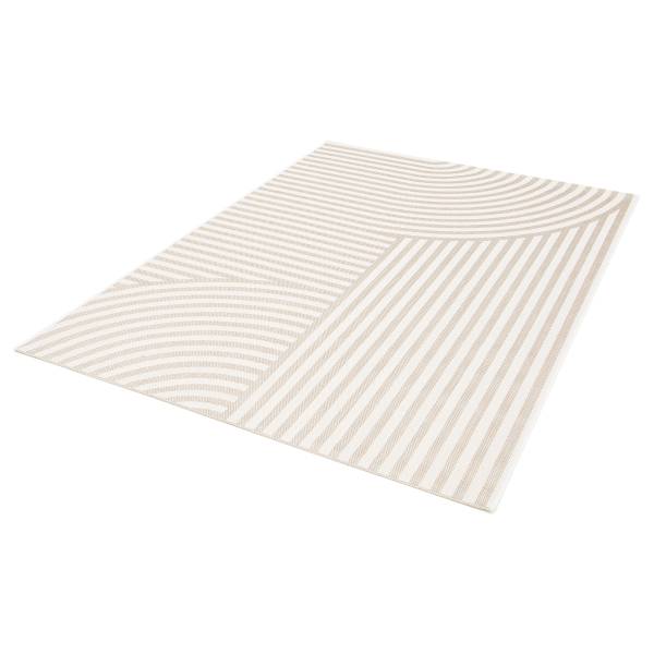 In- und Outdoorteppich Mesya Kunststoff - Beige - 120 x 170 cm