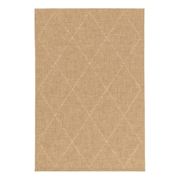 In- und Outdoorteppich Ramie Polypropylen - Beige - 160 x 230 cm