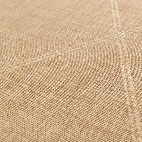 In- und Outdoorteppich Ramie Polypropylen - Beige - 160 x 230 cm