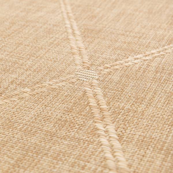 In- und Outdoorteppich Ramie Polypropylen - Beige - 160 x 230 cm
