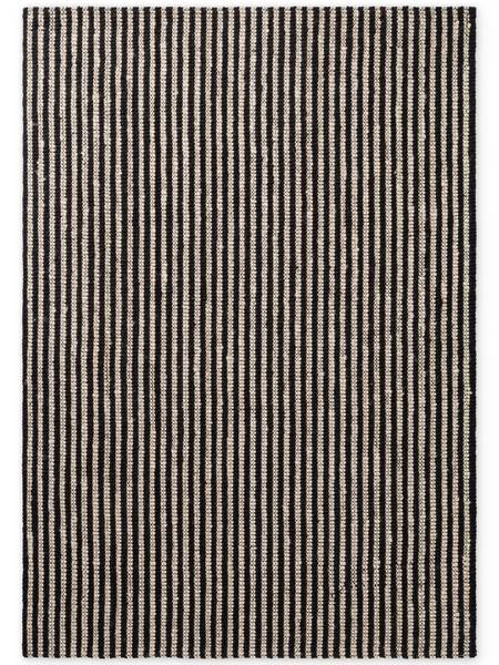 Tappeto di iuta Ebony Iuta - Nero / Bianco - 160 x 230 cm