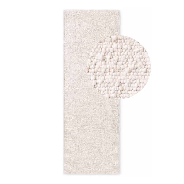 Passatoia Portobello poliestere - Bianco crema