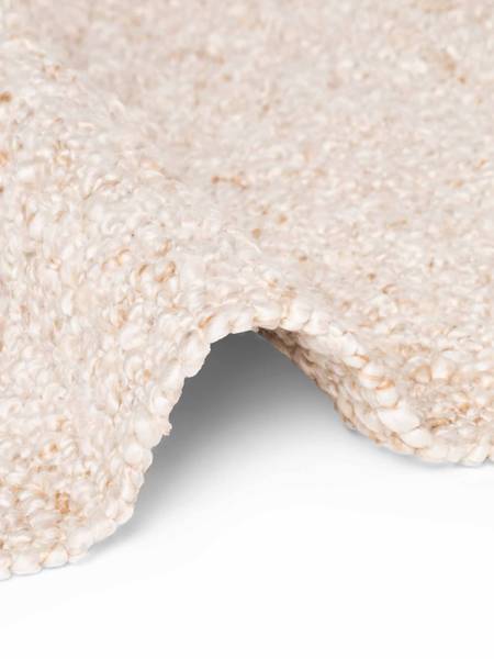 Boucléteppich Portobello Polyester - Creme / Beige - 200 x 290 cm