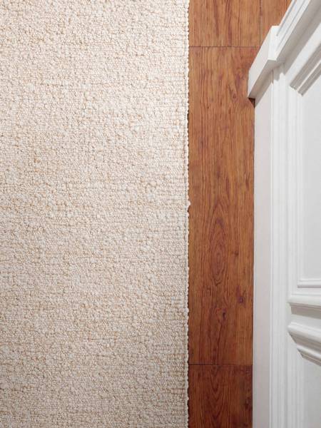 Boucléläufer Portobello Polyester - Creme / Beige