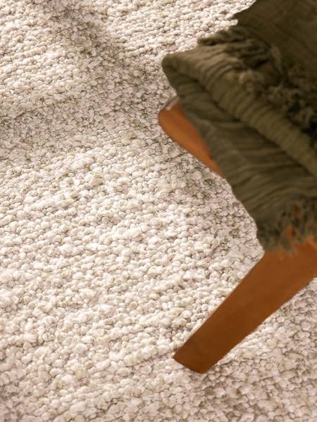 Boucléläufer Portobello Polyester - Creme / Beige