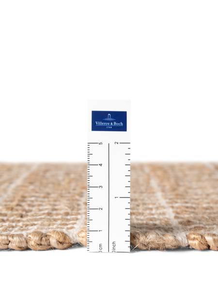 Juteteppich Birka Jute / Baumwolle - Goldbraun - 120 x 170 cm