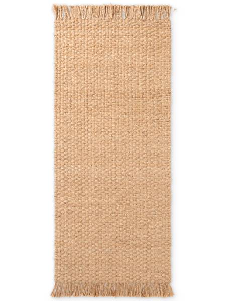 Juteläufer Fjord Jute - Beige - 80 x 200 cm
